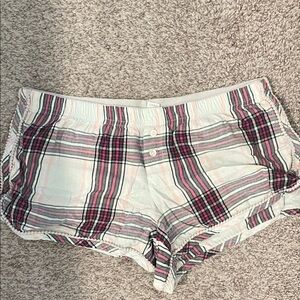 Victoria’s Secret plaid lounge pajama shorts medium